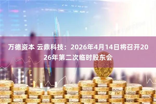 万德资本 云鼎科技：2026年4月14日将召开2026年第二次临时股东会